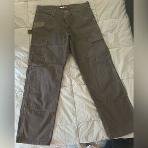 Men's Wrangler Brown Cargo Pants
